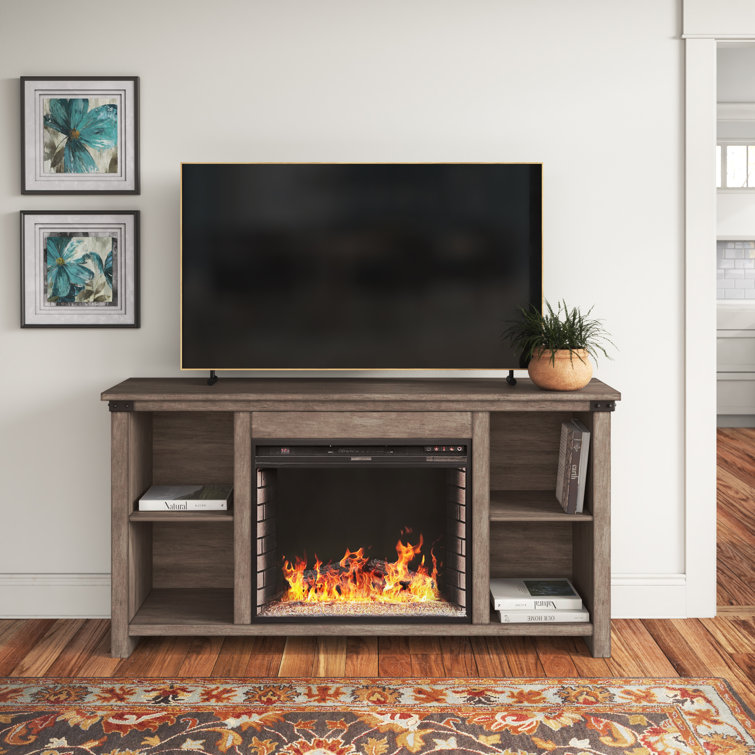 Gracie Oaks Bletchley TV Stand for TVs up to 70" with Fireplace